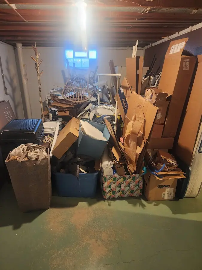 Roll-off dumpster container at job site for Cleanout Dumpster Rental in Laguna Niguel